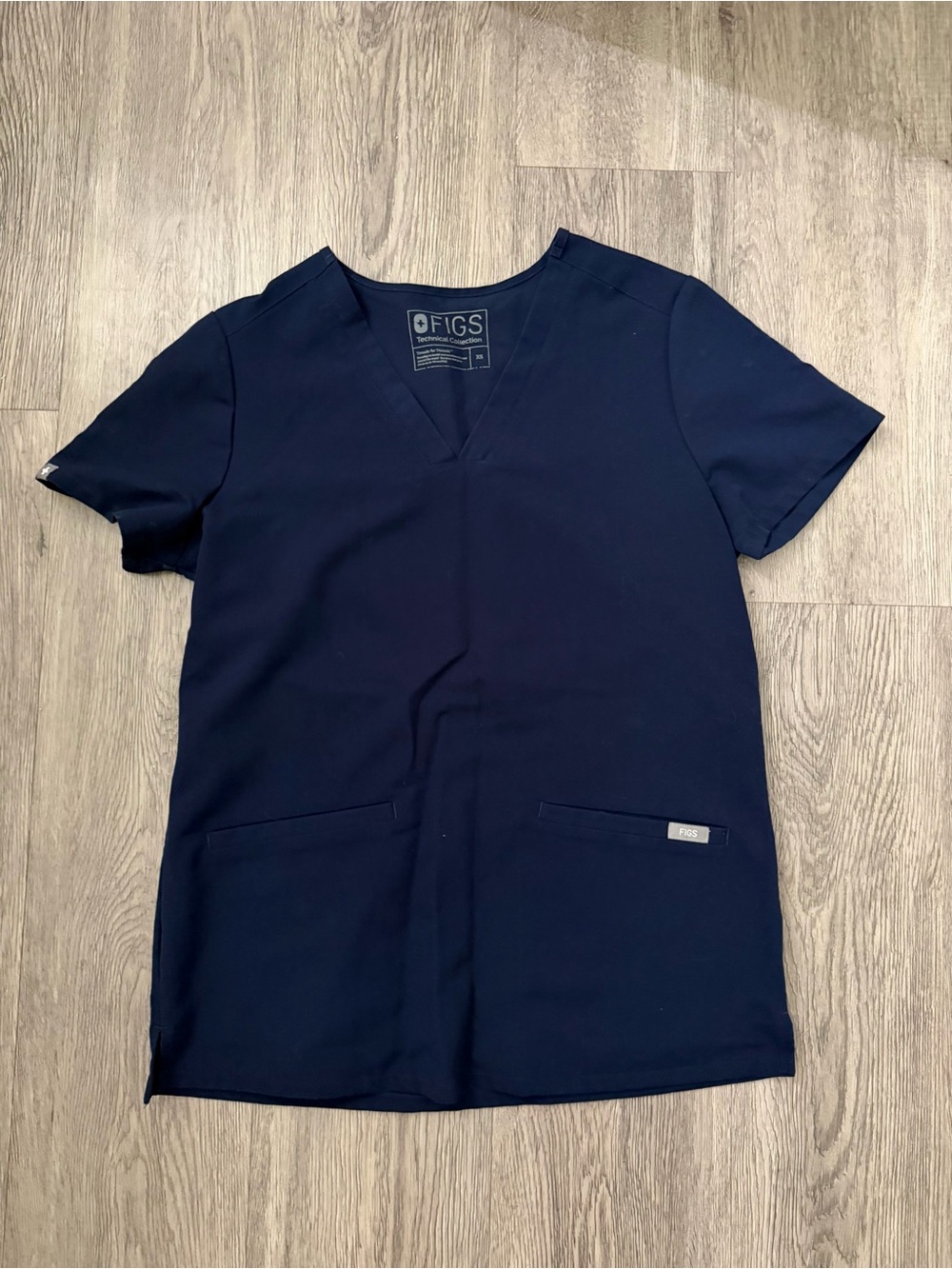 Navy Casma Scrub Top & Yola Scrub Pants
